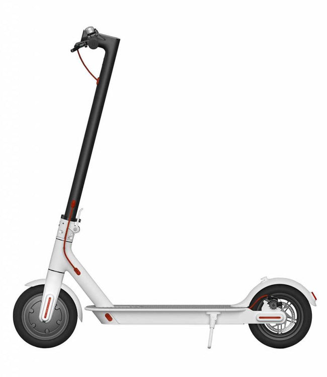 Xiaomi M365 Elektrische Step Wit zijkant